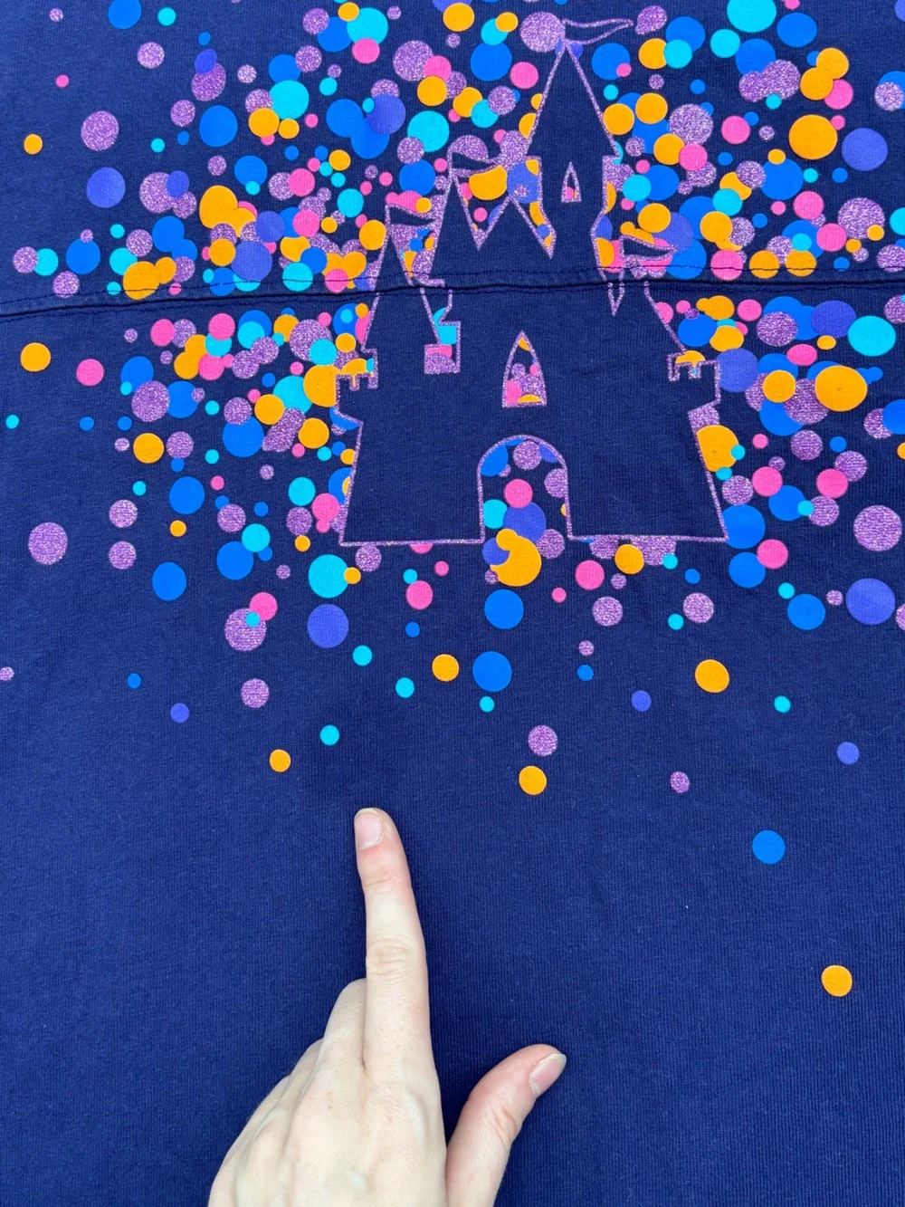 Disneyland Paris 30th Anniversary XXL Sparkle Spirit Jersey Purple Castle
